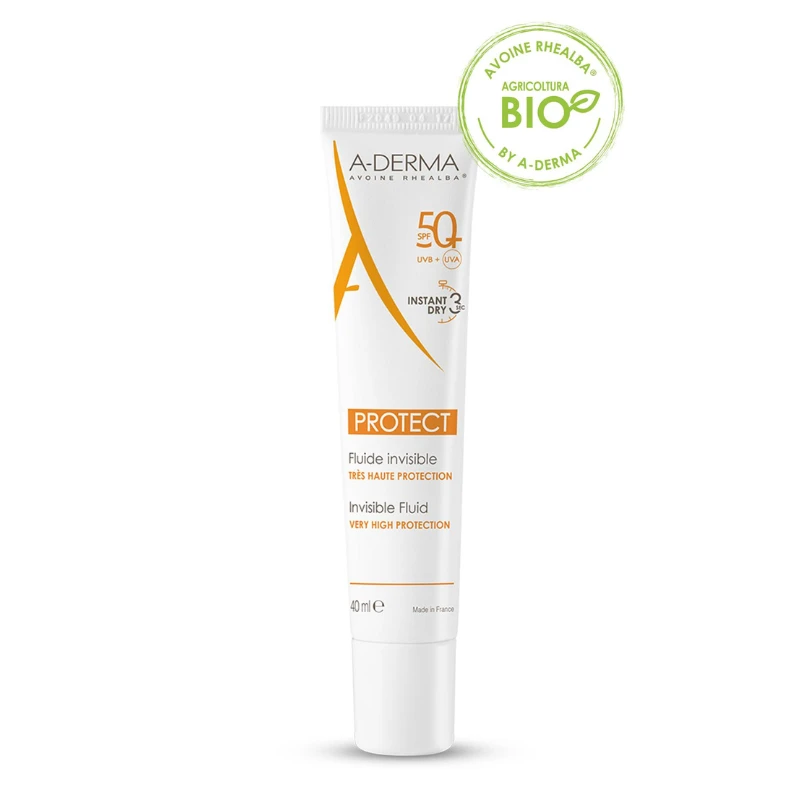 A-Derma Protect - Fluido Invisibile SPF 50+ Protezione Viso 40 Ml 3 A-Derma Protect - Fluido Invisibile SPF 50+ Protezione Viso 40 Ml