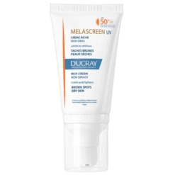 Ducray Melascreen UV - Crema Ricca SPF 50+ Per Pelle Secca 40 Ml