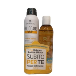 Heliocare Invisible Spray Spf 50+ Avalon Detergente In Omaggio