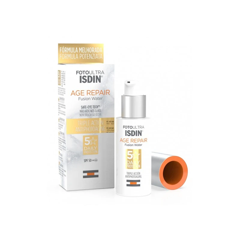 Isdin Srl ISDIN Fotoultra Age Repair Water Protezione Viso Antiage Spf 50 50ml 3 Isdin Srl ISDIN Fotoultra Age Repair Water Protezione Viso Antiage Spf 50 50ml